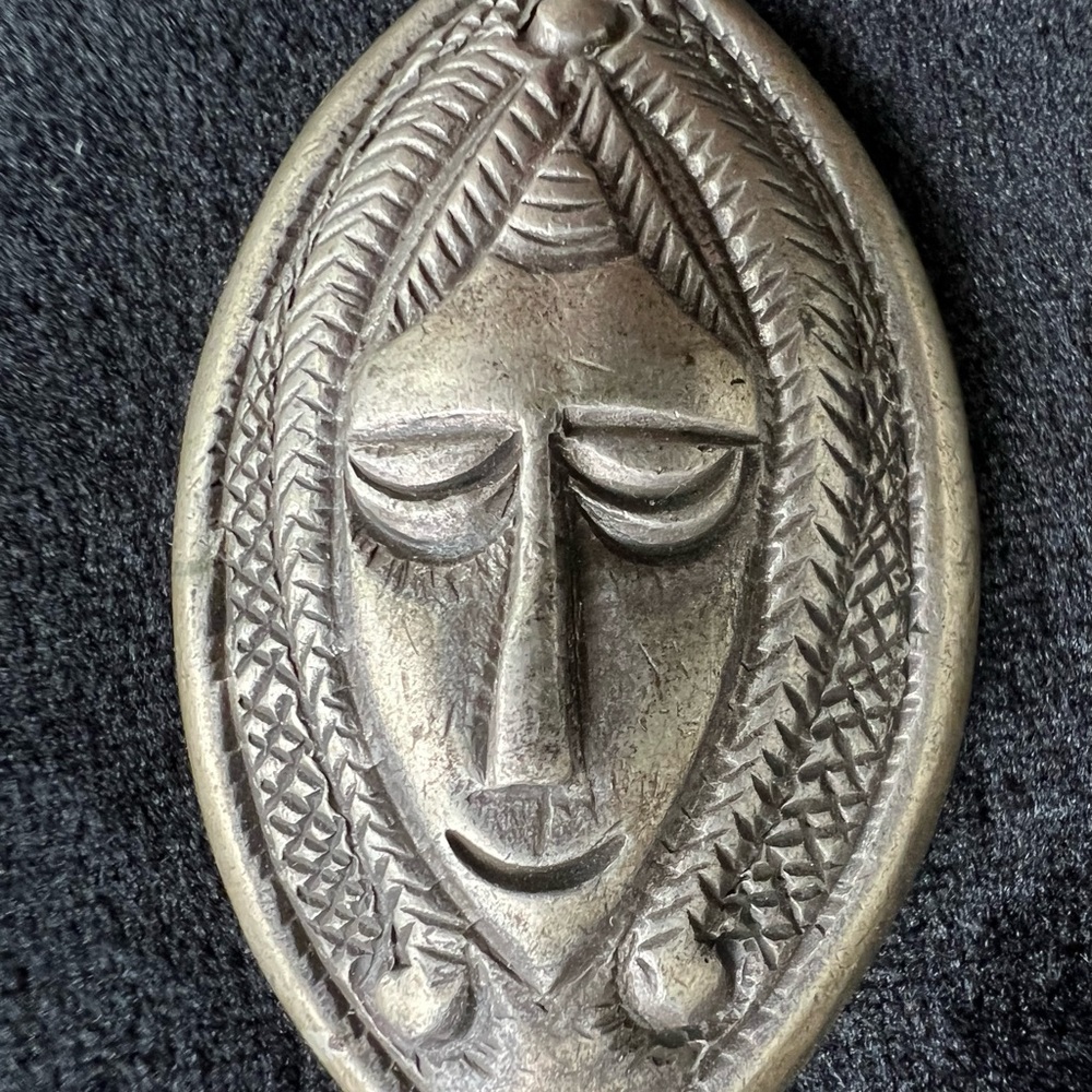 Pewter West Indian Mask pendant